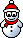 Schneemann Smilies (29) Smiley – Schneemann